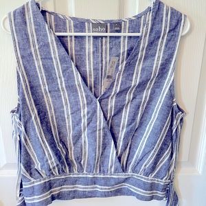 Blue tank top from New York & Company, size medium